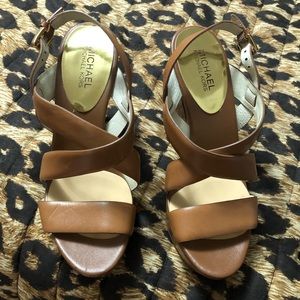 Michael Kors wedges size 7 1/2 with 5 inch heels